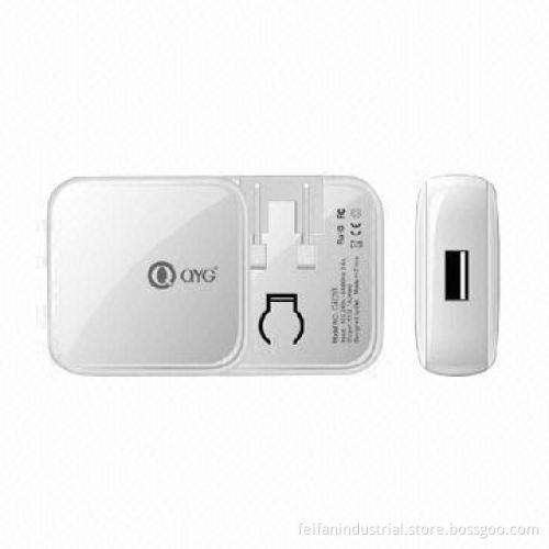 USB adapter charger and backup battery for iPhone and micro USB phone
